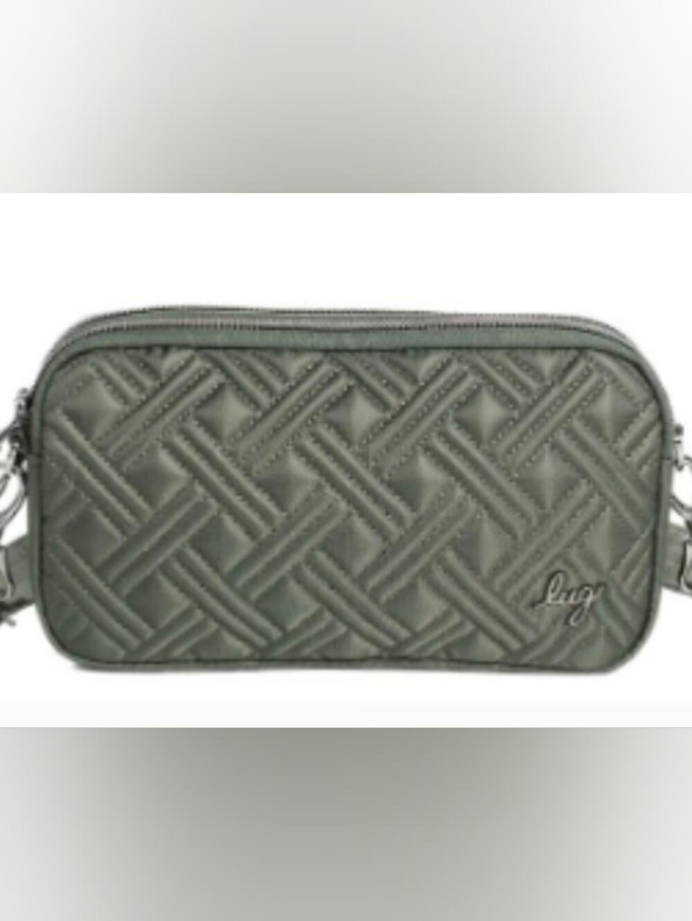 NWOT Lug Olive Green Coupe XL Convertible Crossbody Bag